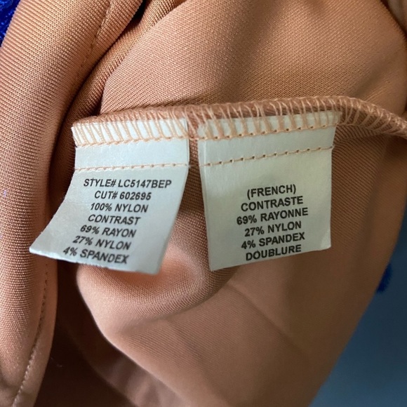 Anthropologie‎ Eva Franco Blue Albastru Skirt sz 4P - Picture 8 of 8